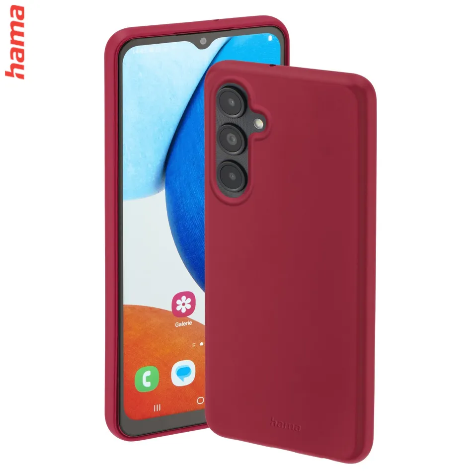Hama Finest Feel, kryt pre Samsung Galaxy A14/A14 5G, červený