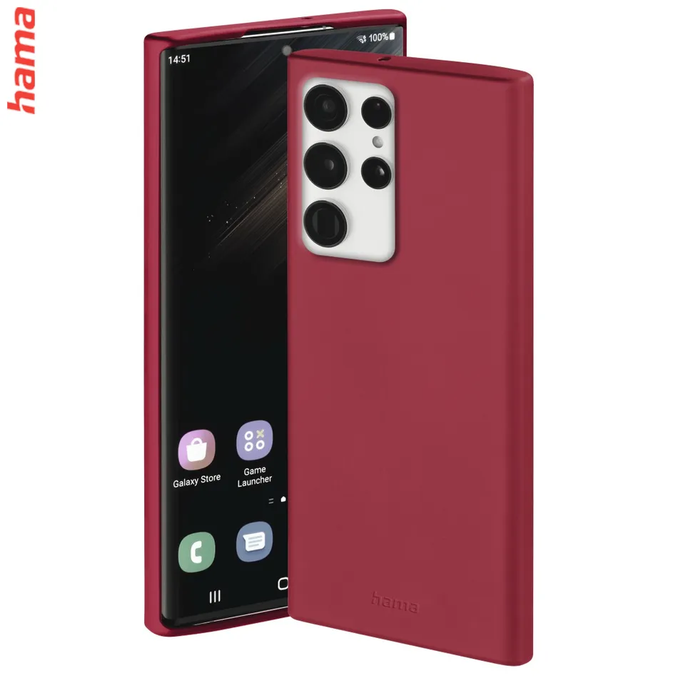 Hama Finest Feel, kryt pre Samsung Galaxy S23 Ultra, červený