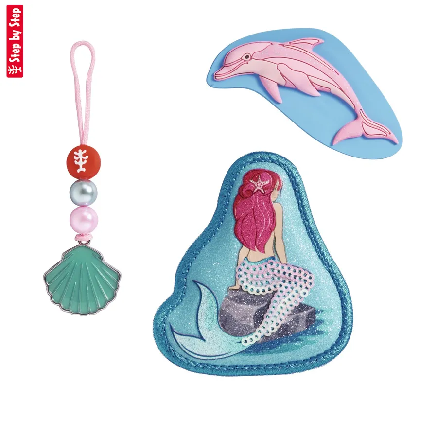 Doplnkový set obrázkov MAGIC MAGS Mermaid k aktovkám GRADE, SPACE, CLOUD, 2v1 a KID