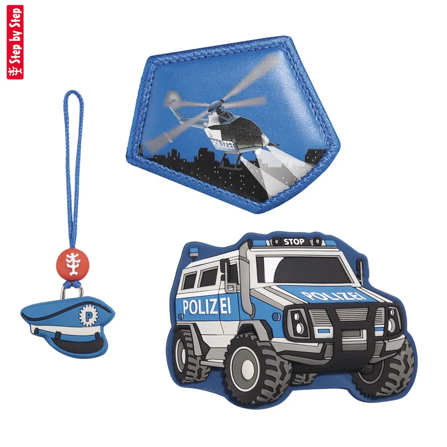 Doplnkový set obrázkov MAGIC MAGS Policajné auto Diego