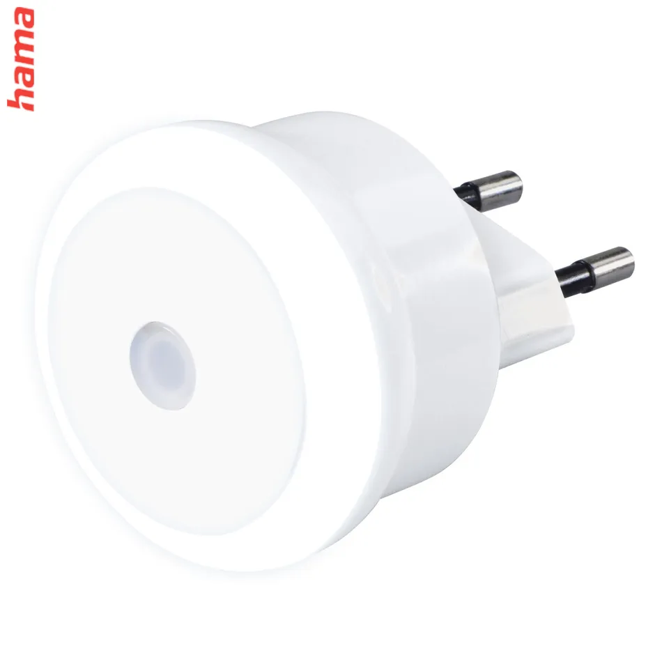 Hama Basic nočné/orientačné LED svetlo, do zásuvky, automatické zapnutie/vypnutie, biele svetlo