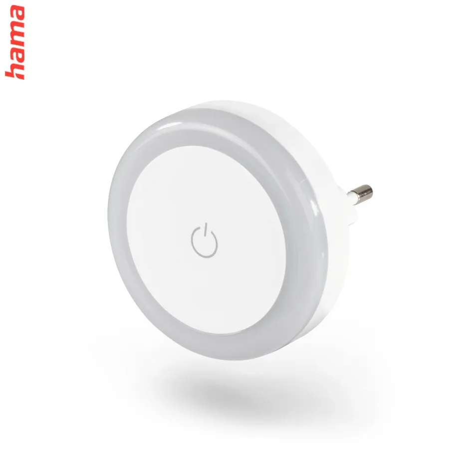 Hama Touch Switch, nočné/orientačné LED svetlo, do zásuvky, dotykový senzor vypnutia/zapnutia