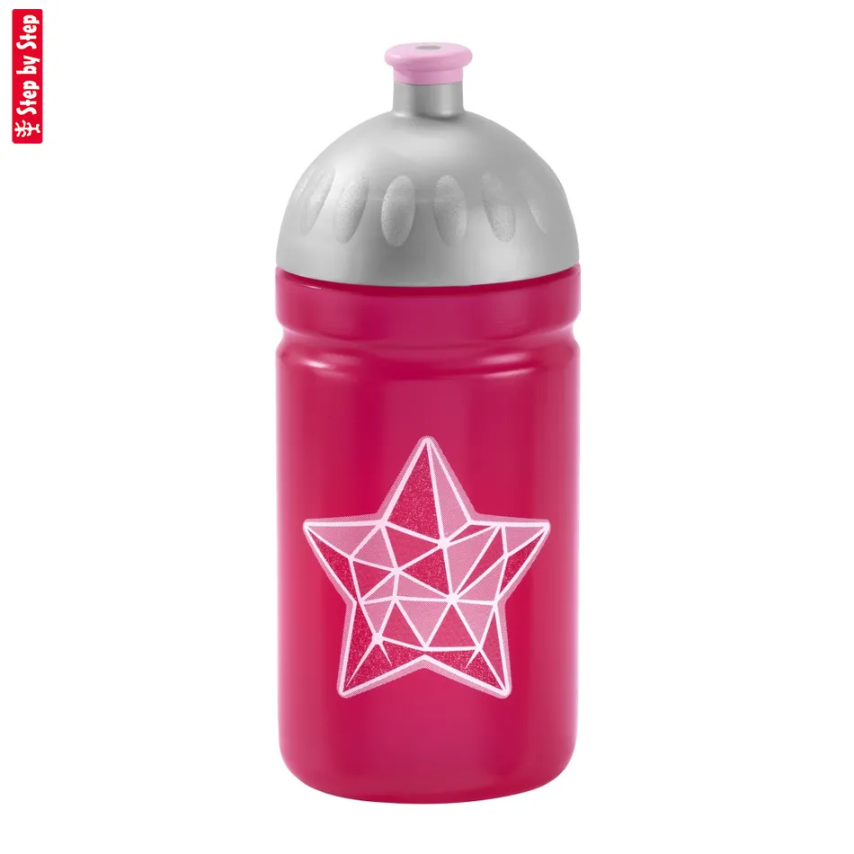 Fľaška na nápoj Step by Step 0,5 l, Star Stella, Pink