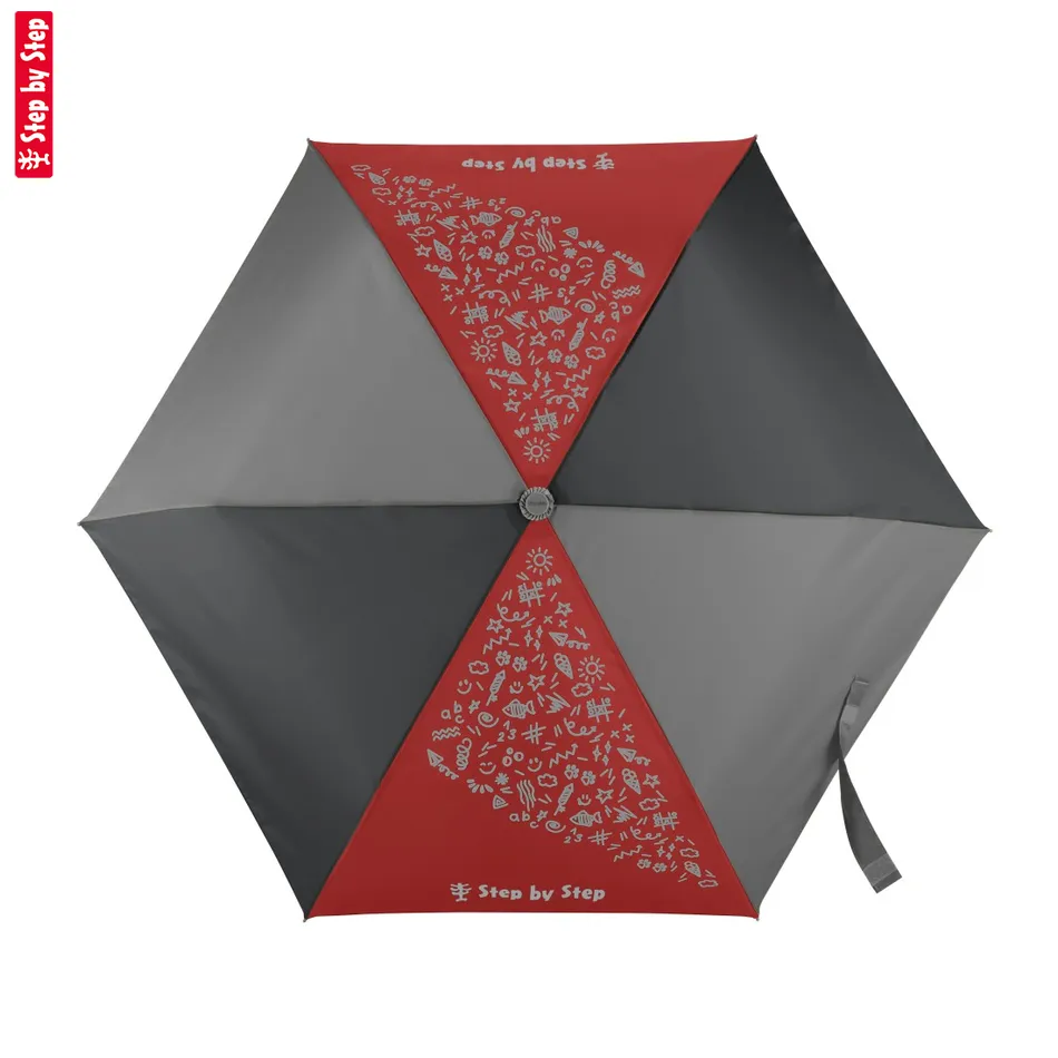 Detský skladací dáždnik s reflexnými obrázkami, Magic Rain Effect