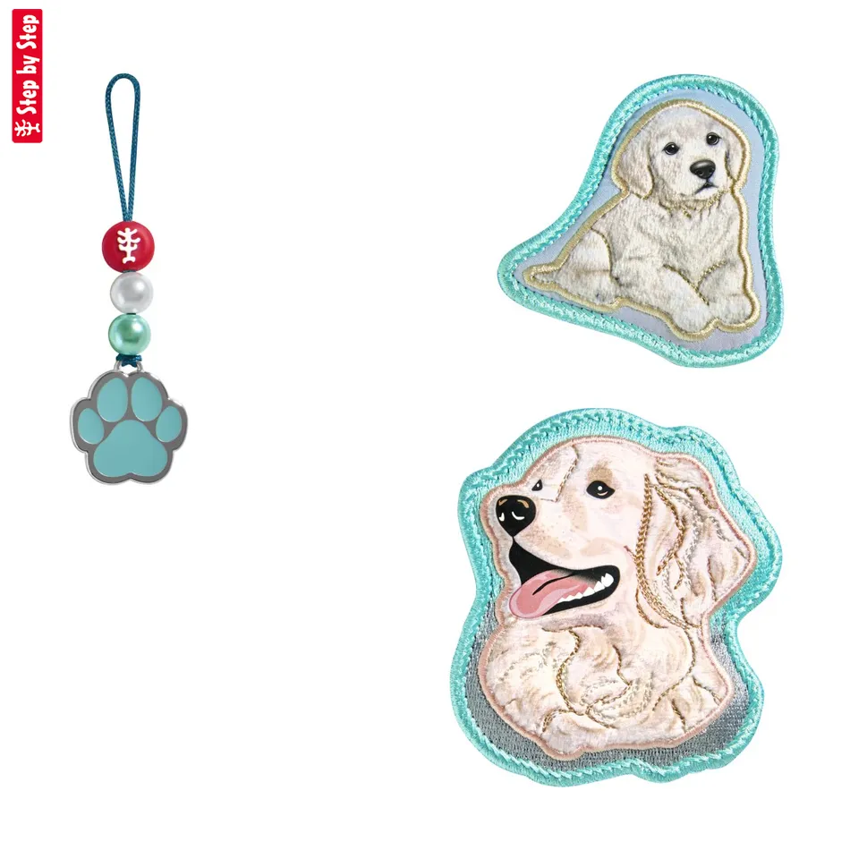 Doplnkový set obrázkov MAGIC MAGS Dog Basty k aktovkám GRADE, SPACE, CLOUD, 2IN1 a KID