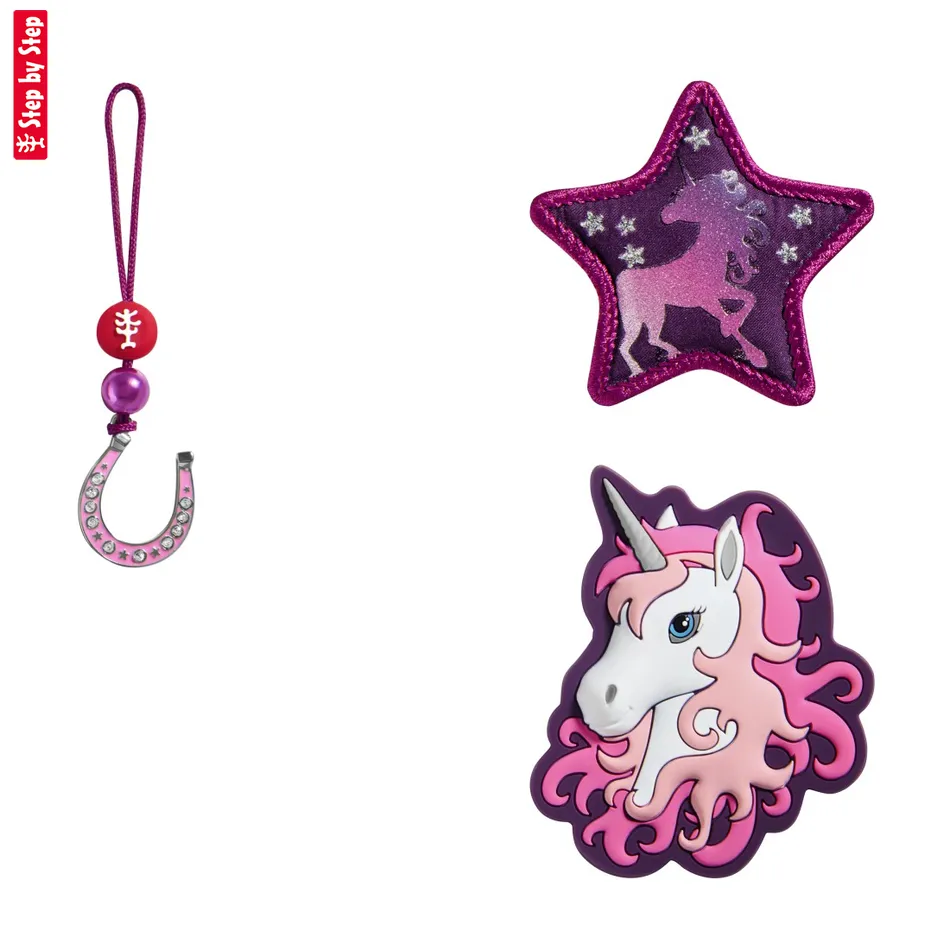 Doplnkový set obrázkov MAGIC MAGS Sweet Unicorn Nuala k aktovkám GRADE, SPACE, CLOUD, 2IN1 a KID