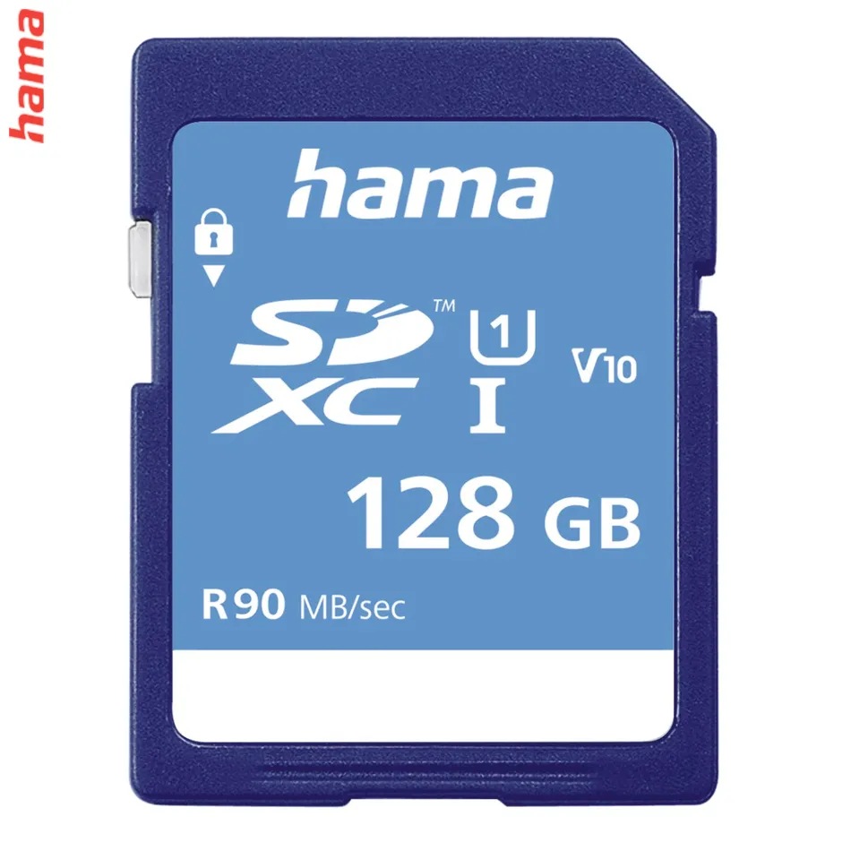 Hama SDXC 128 GB Class 10, UHS-I 90 MB/s, V10