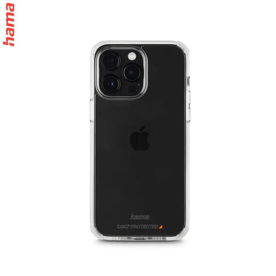 Hama Extreme Protect, kryt pre Apple iPhone 14 Pro Max, materiál D3O®, nezažltne, priehľadný  