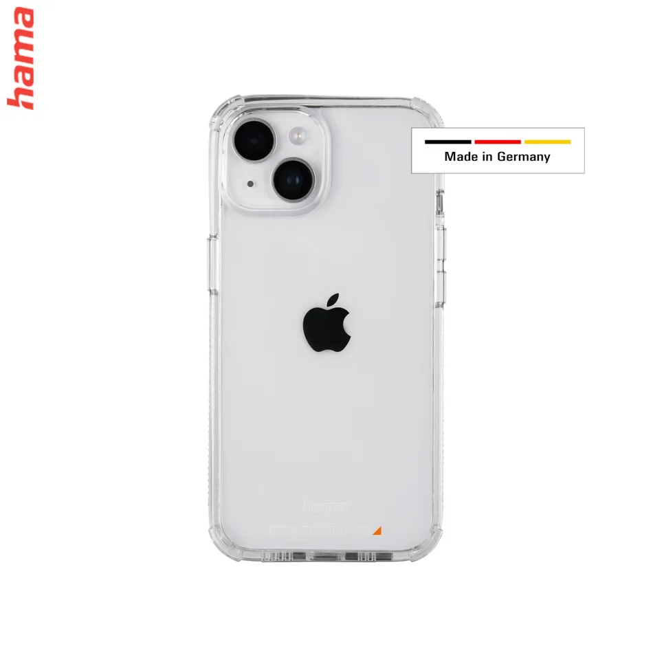 Hama Extreme Protect, kryt pre Apple iPhone 13, materiál D3O®, nezažltne, priehľadný  