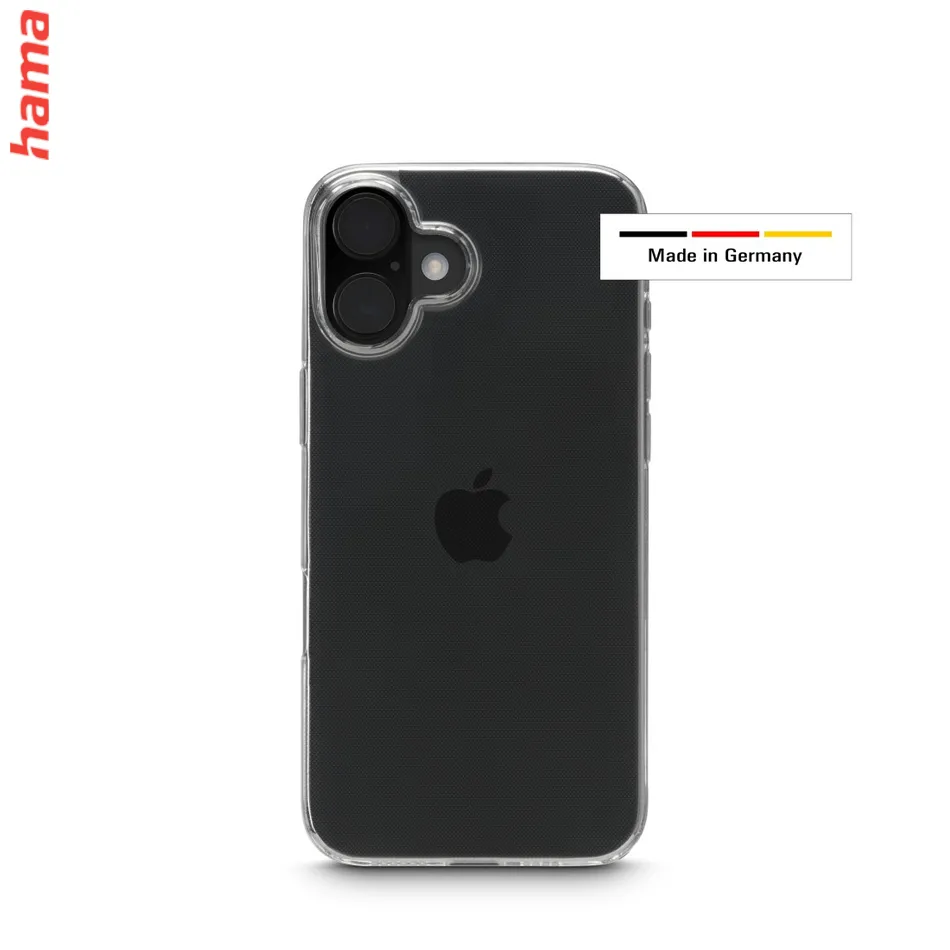 Hama Always Clear, kryt pre Apple iPhone 16, vždy priehľadný, nezažltne  