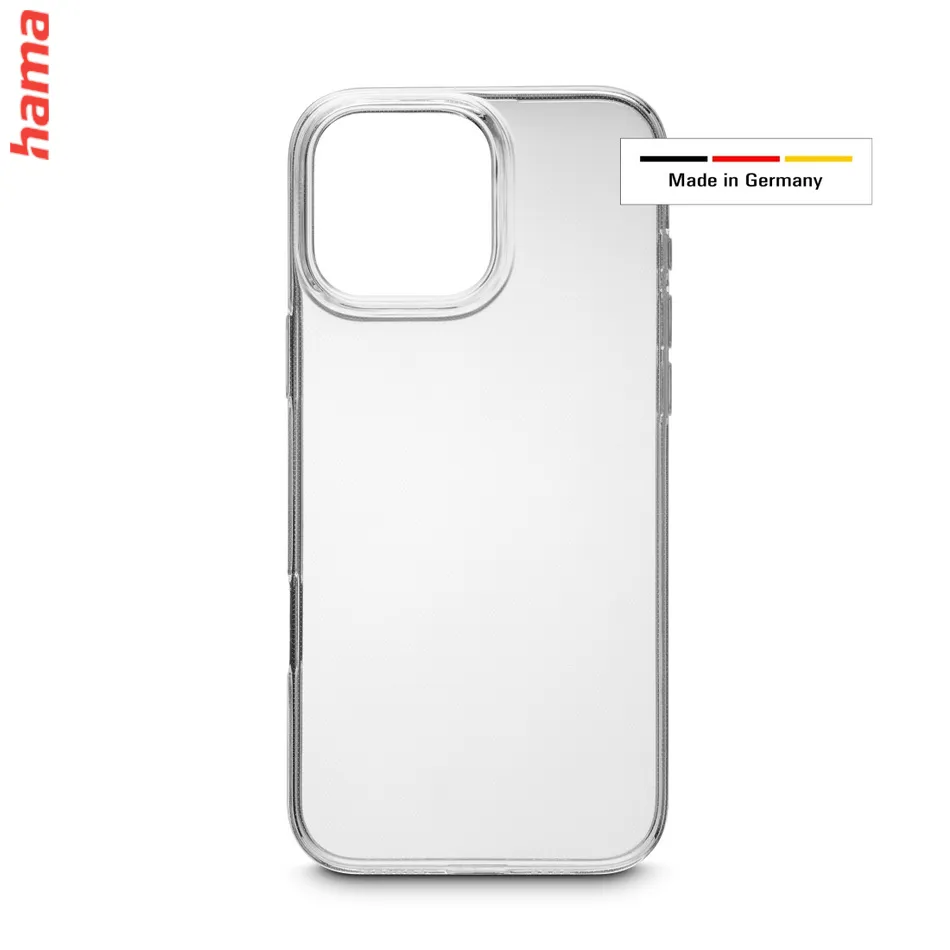 Hama Always Clear, kryt pre Apple iPhone 16 Pro Max, vždy priehľadný, nezažltne  