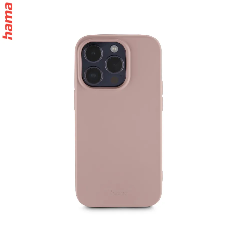 Hama Fantastic Feel, kryt pre Apple iPhone 14 Pro, hebký povrch, farba nude  