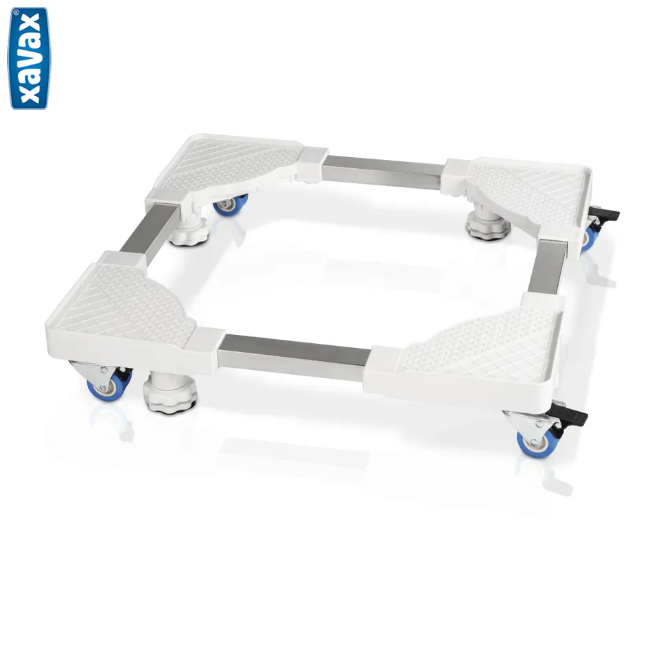 Xavax mobilný podstavec pre spotrebiče/nábytok/ťažké predmety, 4 kolieska, 50x50-70x70 cm, do 150 kg  