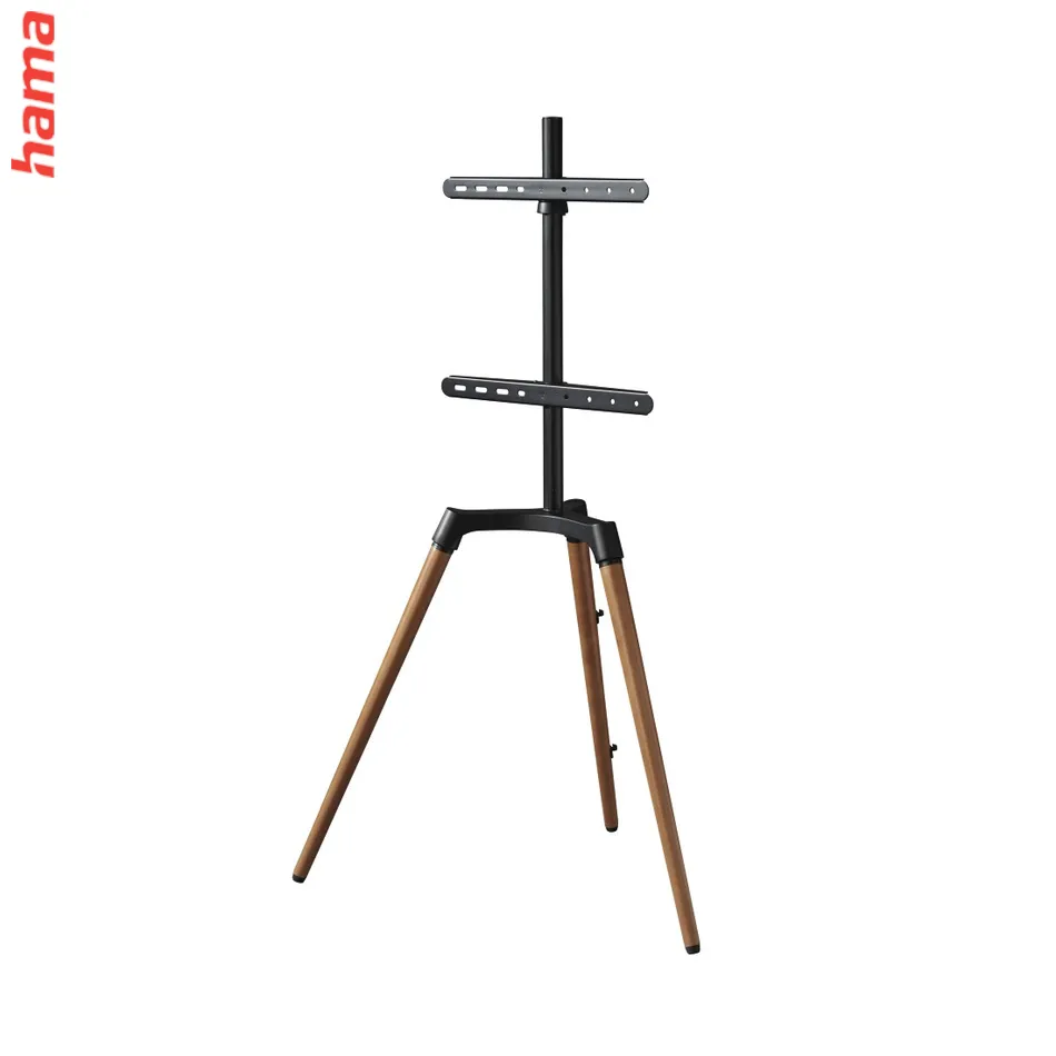 Hama Podlahový TV Stojan Real Wood, 400x400, Drevo  