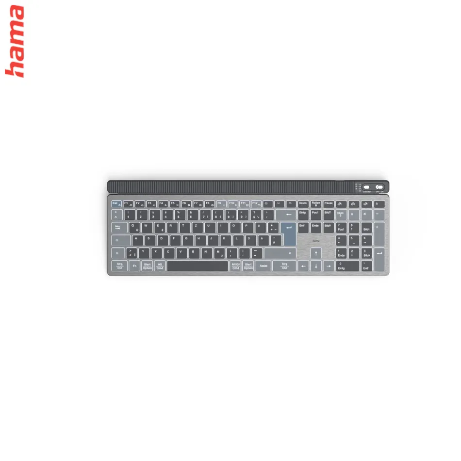 Hama bezdrôtová Multi Device klávesnica WK-750, nabíjacia