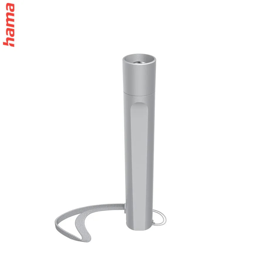 Hama FL120, LED baterka, hliníková, 120 lm / 50 m, 3 režimy svietenia, pútko na ruku, vr. batérií