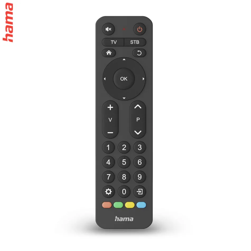 Hama univerzálny diaľkový ovládač 2v1 Zapper, kompaktný, veľké tlačidlá