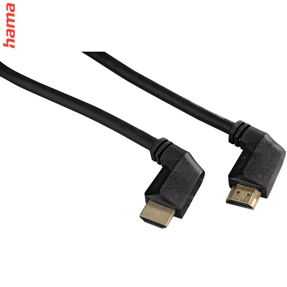 Hama HDMI kábel vidlica-vidlica, kolmé konektory, pozlátený, 3*, 1,5 m