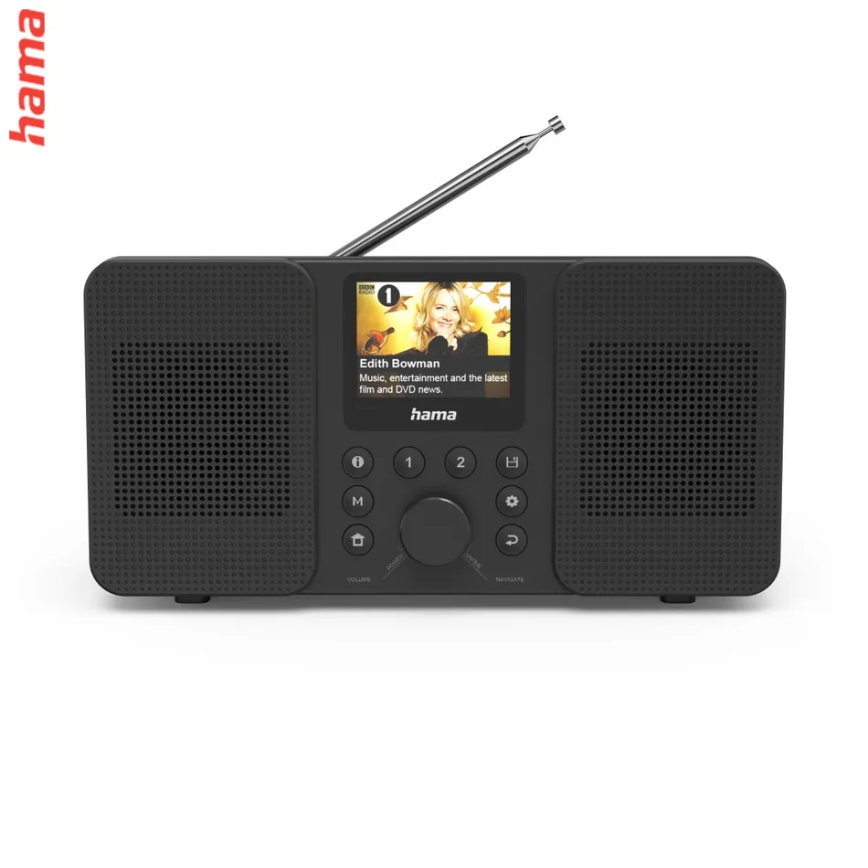 Hama digitálne a internetové rádio DIR3300SBT, FM/DAB/DAB+/Bluetooth, čierne, ovládanie App
