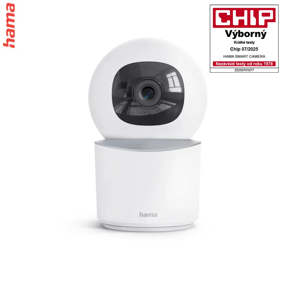 Hama Smart domáca WiFi kamera, otáčanie/naklápanie, nočné videnie, Full HD