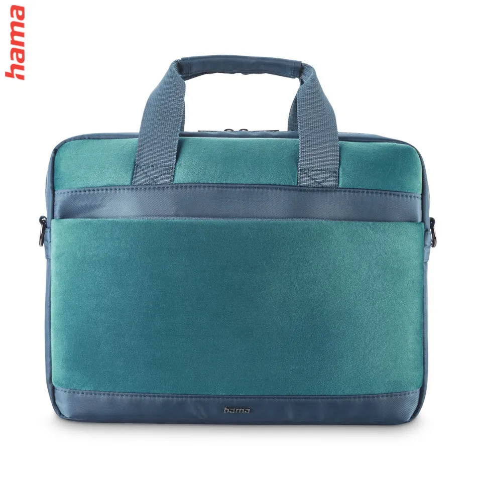 Hama Velvet, taška na notebook, 40-41 cm (15,6"-16,2"), zamatový materiál, petrolejová