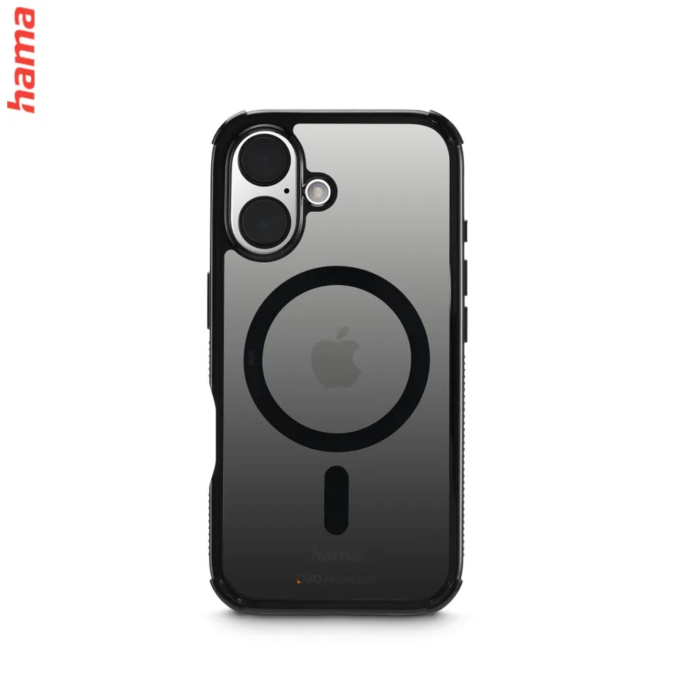 Hama Extreme Protect, kryt pre Apple iPhone 16, magnetický, D3O®, čierny