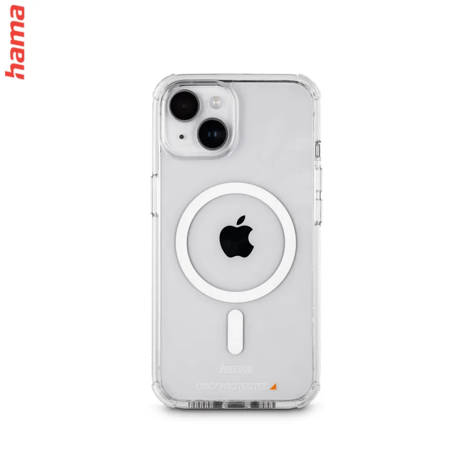 Hama Extreme Protect, kryt pre Apple iPhone 13, magnetický, D3O®, nezažltne, priehľadný