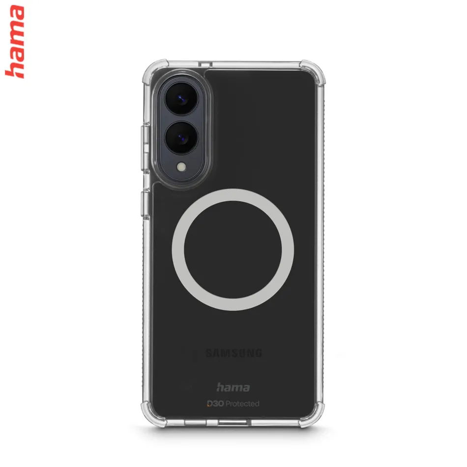 Hama Extreme Protect, kryt pre Samsung Galaxy S25 Edge, magnetický, D3O®, nezažltne, priehľadný
