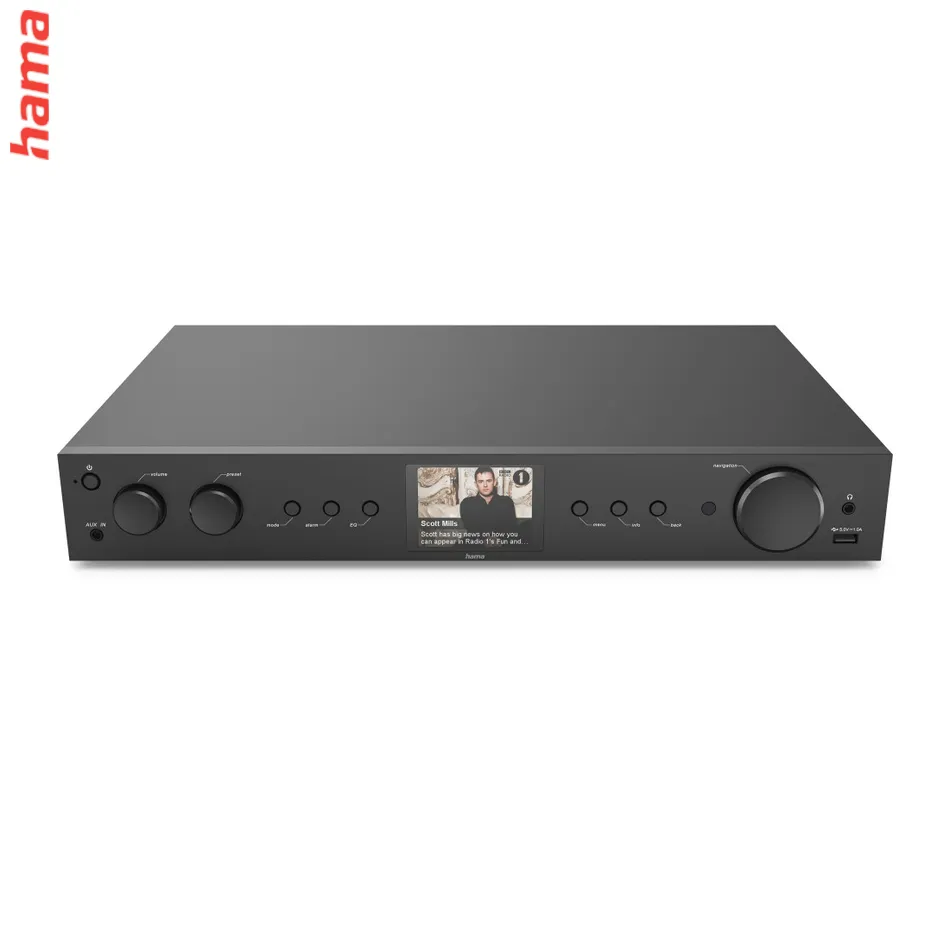 Hama digitálne a internetové rádio DIT2105SBTX, Hi-Fi tuner, DAB+/FM/BT RX-TX, App ovládanie