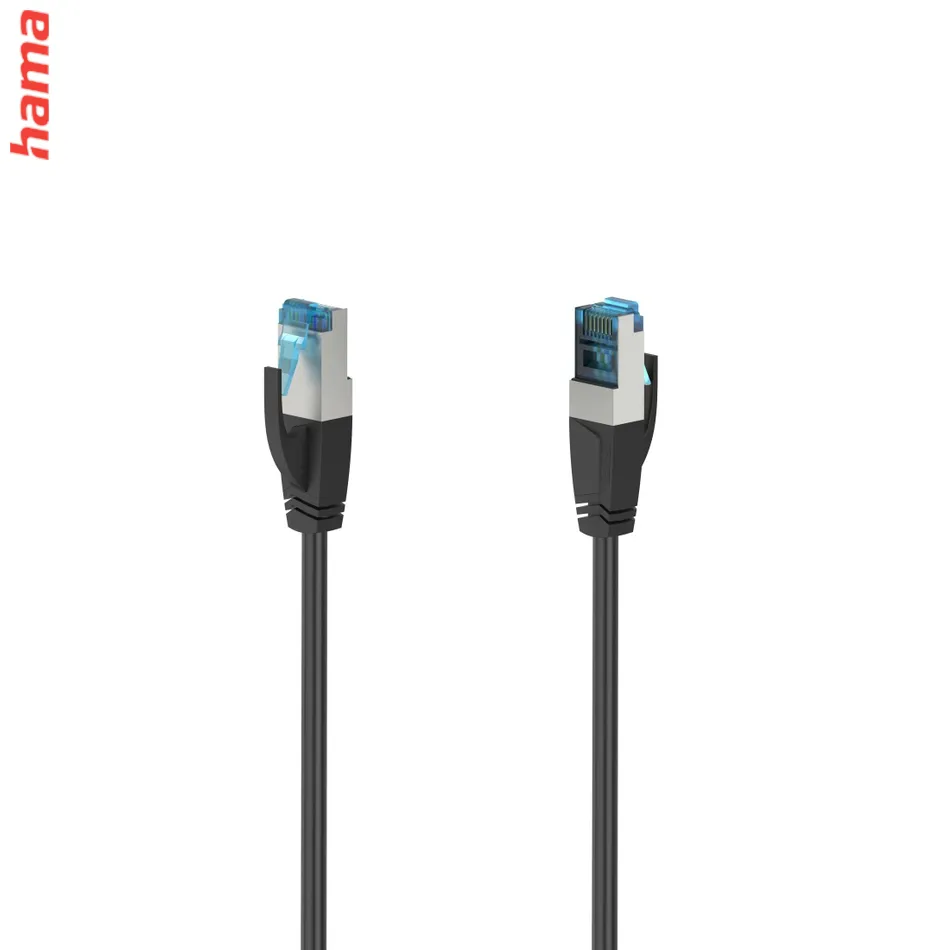 Hama sieťový kábel Cat6a S/FTP RJ45 15 m, tienený, 10 Gb/s