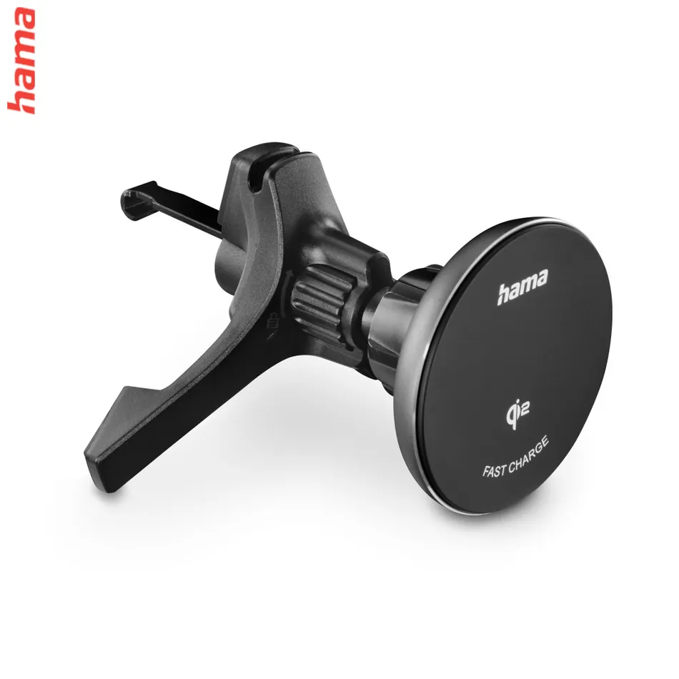 Hama držiak do auta s bedzdrôtovou nabíjačkou Qi2 15 W, magnetický