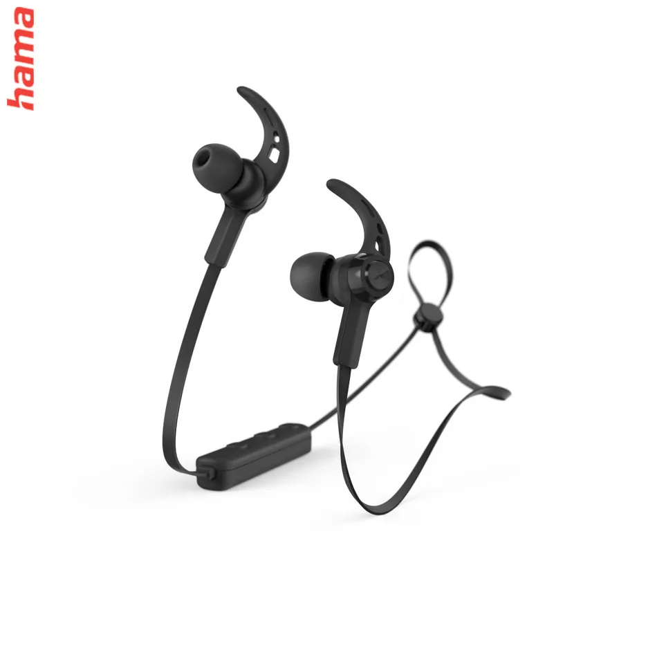 Hama Bluetooth štupľové slúchadlá Freedom Run III, čierne