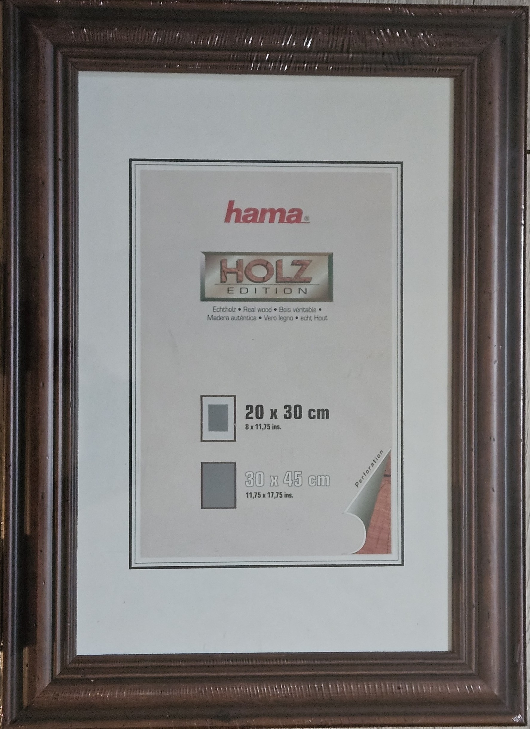 Hama Drevený Rám Henz 30 x 45 cm, hnedý