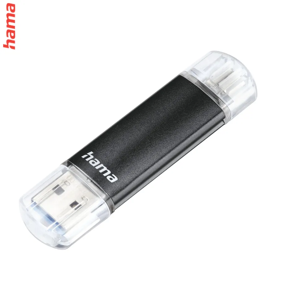Hama flashPen Laeta Twin, USB 3.0, 256 GB, 40 MB/s, čierny