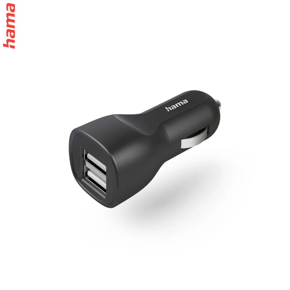 Hama USB nabíjačka do vozidla, 2x USB-A, 12 W