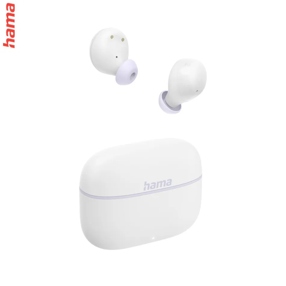 Hama Bluetooth slúchadlá Freedom Buddy II, štuple, biele