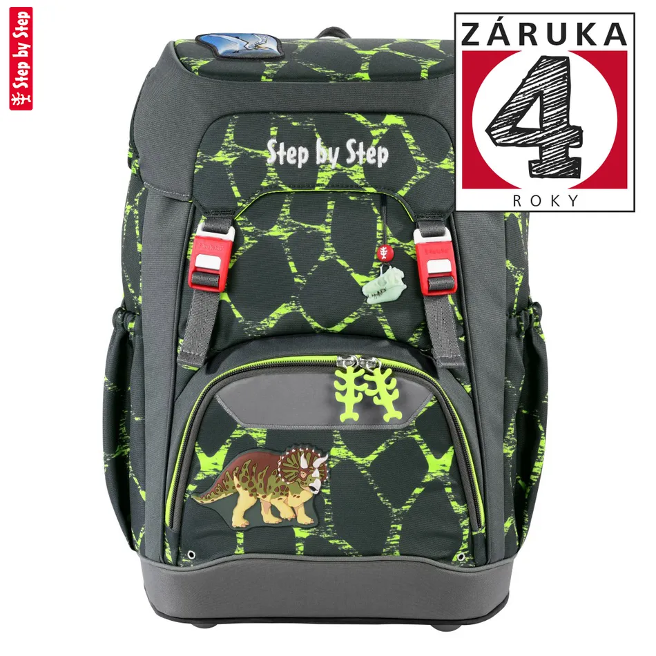 Školský ruksak Step by Step GRADE Dino Tres, AGR certifikát