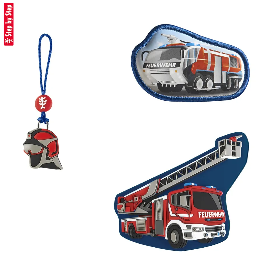 Doplnkový set obrázkov MAGIC MAGS Fire Engine Brandon k aktovkám GRADE, SPACE, CLOUD, 2v1 a KID