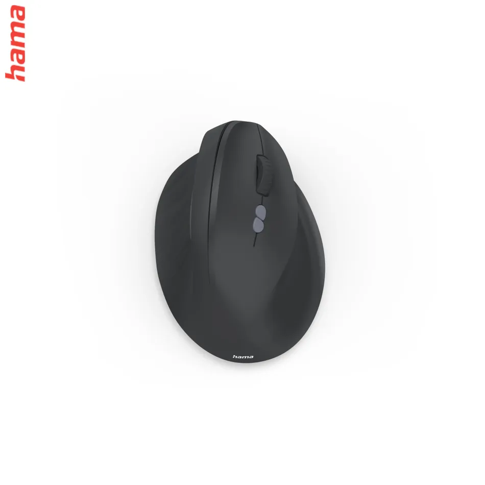Hama vertikálna ergonomická bezdrôtová myš EWM-500R, pre pravákov, čierna