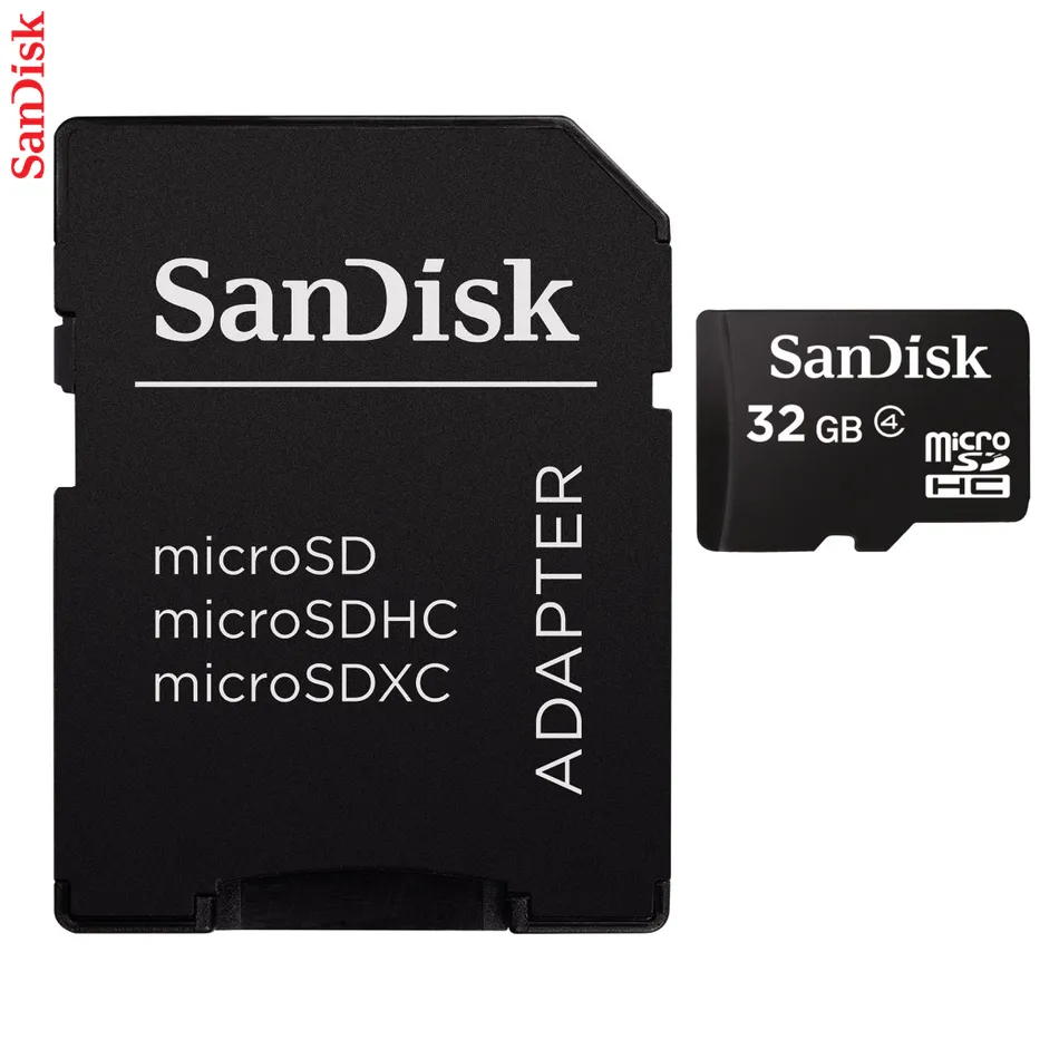 SanDisk microSDHC 32 GB Class 4 Memory Card + SD adaptér