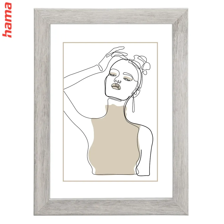 Drevený rámček „Kopenhagen“ Taupe 30 x 40 cm – škandinávsky veľký formát s FSC certifikáciou