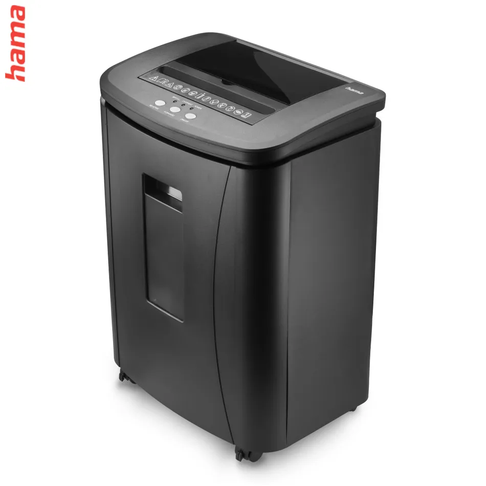 Hama Safe Auto M1200, skartovačka, micro rez, automat. podávač, 120 listov, bezp. úroveň P4 T4 E3