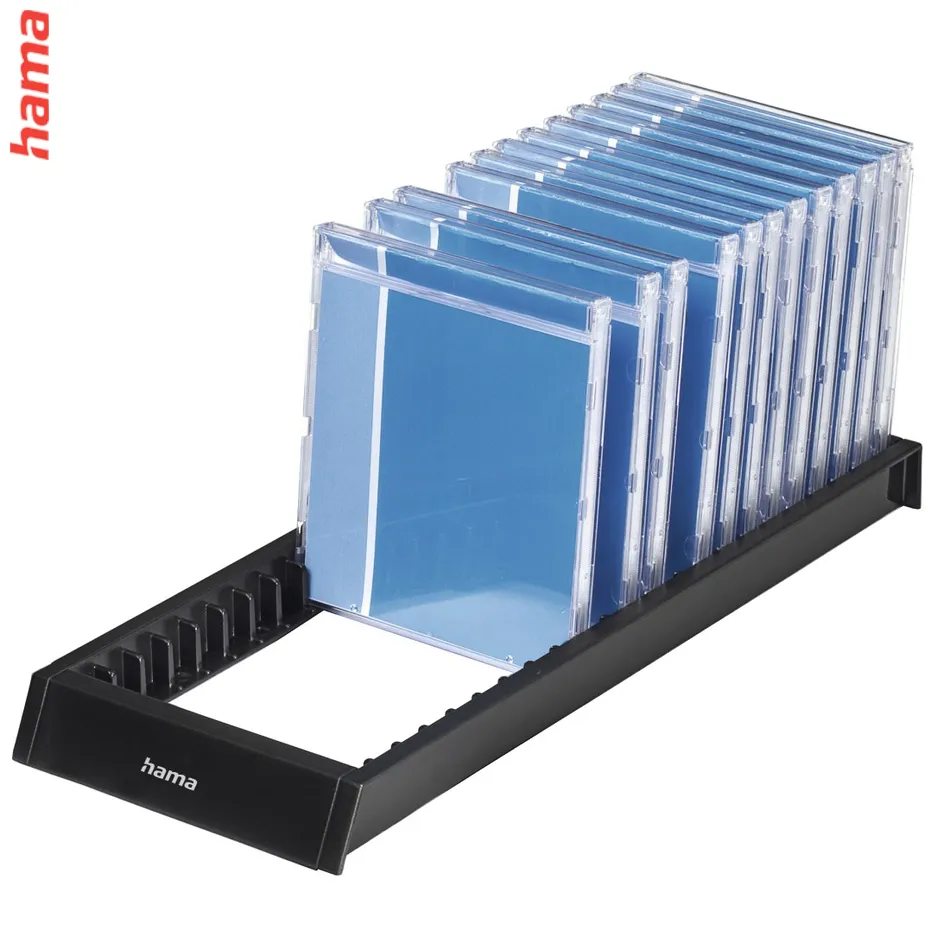 Hama CD Flipper 22, stojan na 22 CD, plastový, čierny