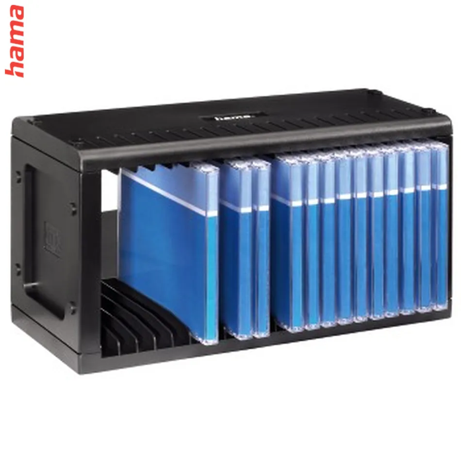 Hama CD Rack 20, stojan na 20 CD, plastový, čierny