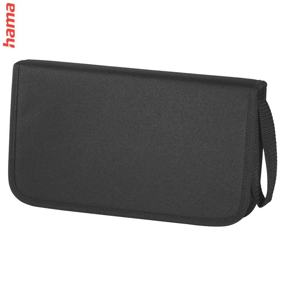Hama Wallet 64, puzdro na 64 CD/DVD/Blu-ray diskov, nylonové, čierne