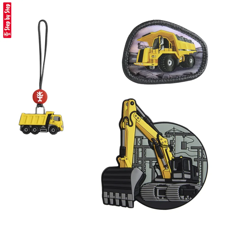 Doplnkový set obrázkov MAGIC MAGS, Bagger Rocco, pre aktovky a ruksaky Step by Step