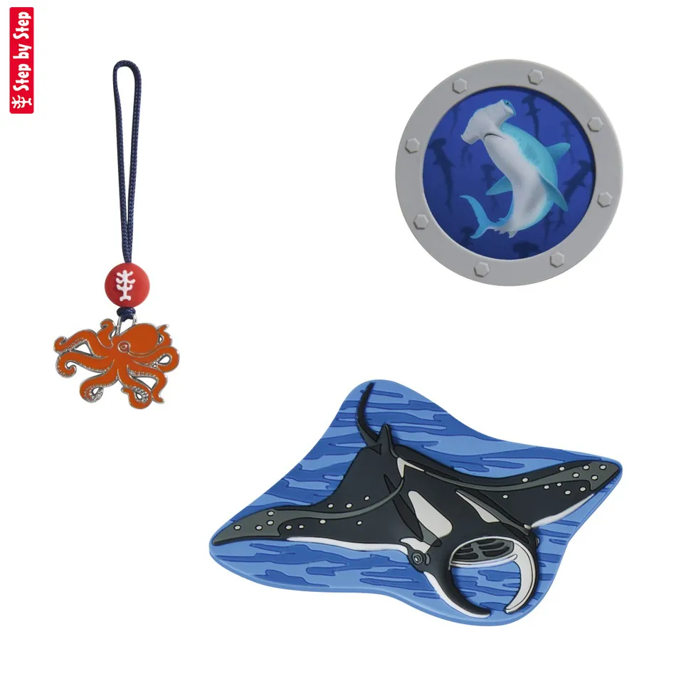 Doplnkový set obrázkov MAGIC MAGS, Manta Rio, pre aktovky a ruksaky Step by Step