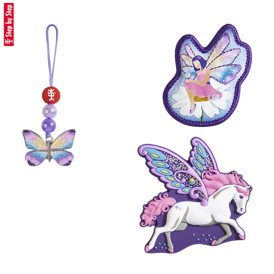 Doplnkový set obrázkov MAGIC MAGS, Pegasus Liv, pre aktovky a ruksaky Step by Step