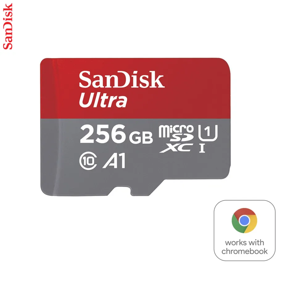 SanDisk Ultra microSDXC card for Chromebooks 256 GB, 150 MB/s, UHS-I, s adaptérom
