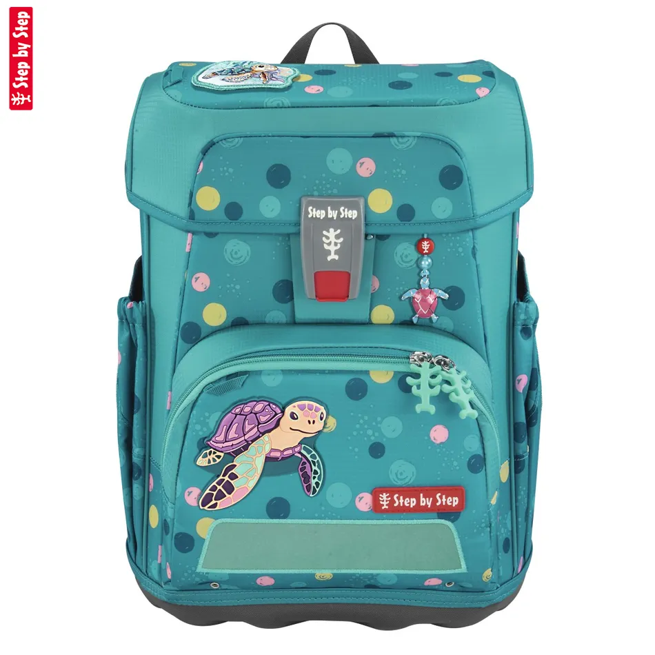 Školská aktovka Step by Step CLOUD, Turtle Josie - 5-dielny set, AGR certifikát